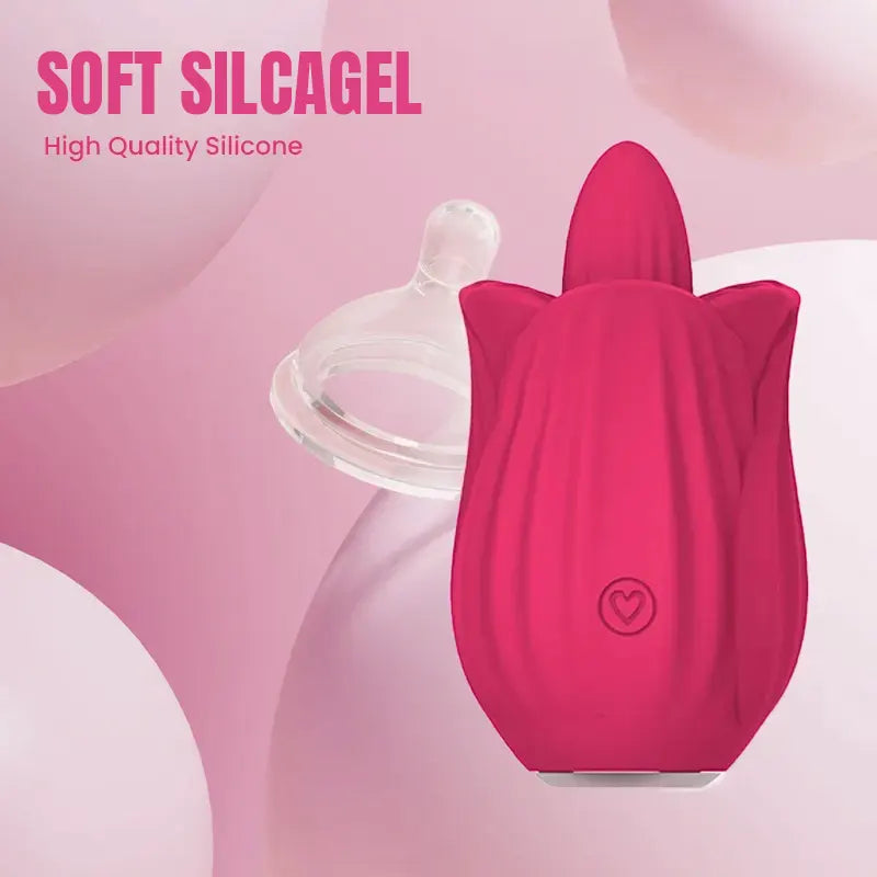 Rose Tongue Pleasure Vibe, Rose toys suitable for women