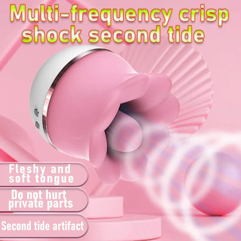 Rose tongue toy for spherical style,soft tongue