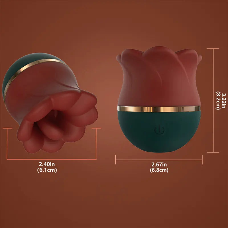 Rose tongue toy for spherical style,soft tongue