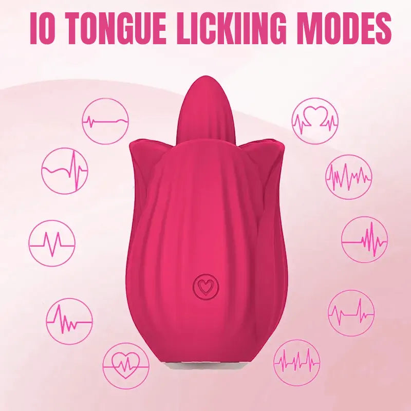 Rose Tongue Pleasure Vibe, Rose toys suitable for women