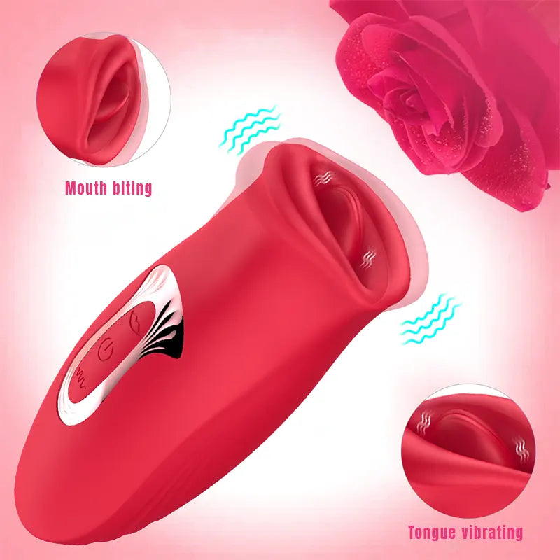 10 Frequency Tongue Licking And Sucking Vibrator
