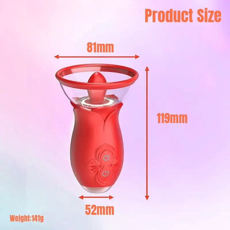 Tongue Licking Suction Vibrator for Women