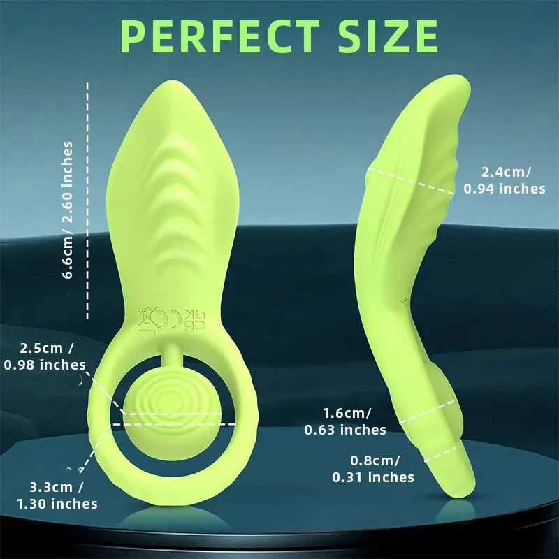 WillowWave 2-in-1 Remote-Controlled Vibrating Couples Ring