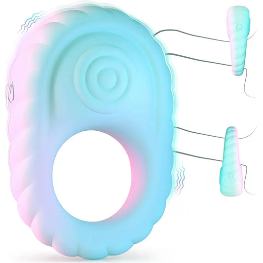 Liquid Silicone Vibrating Ring with Buffers