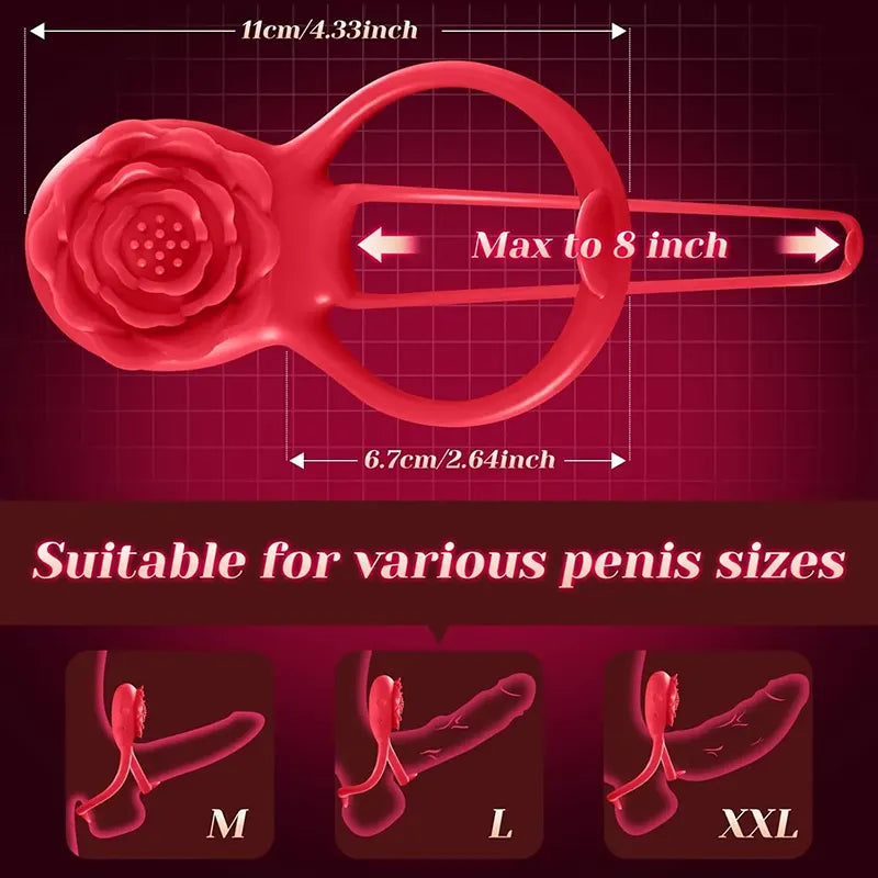 Dual Motor Vibrating Cock Ring