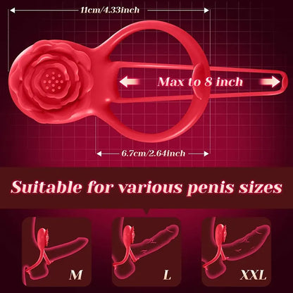 Dual Motor Vibrating Cock Ring