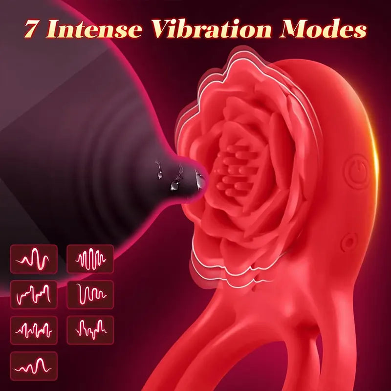 Dual Motor Vibrating Cock Ring