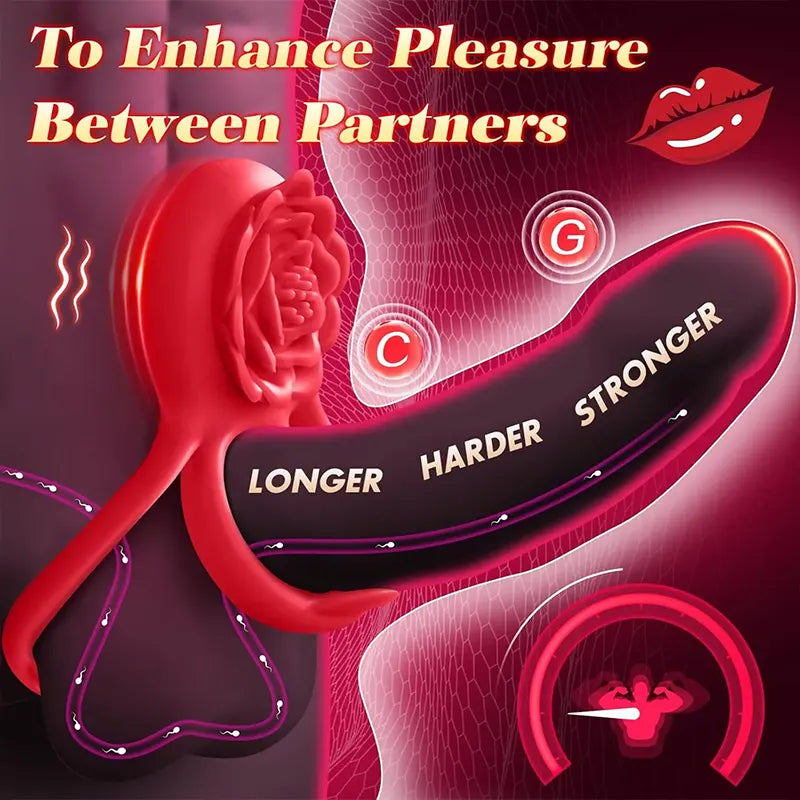 Dual Motor Vibrating Cock Ring