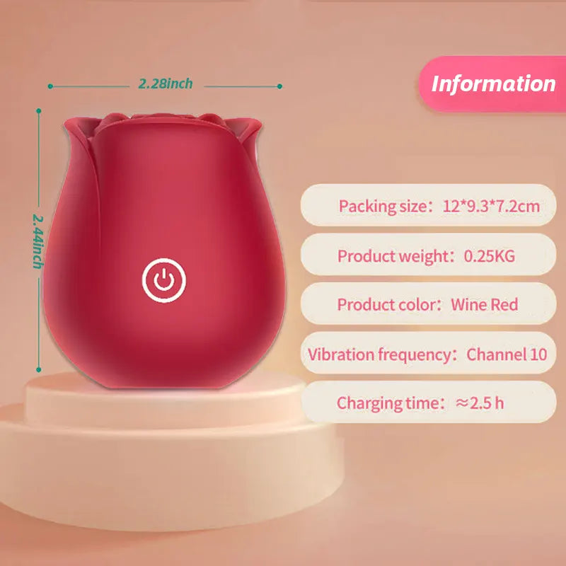 Rose Toy 10 Suction Modes