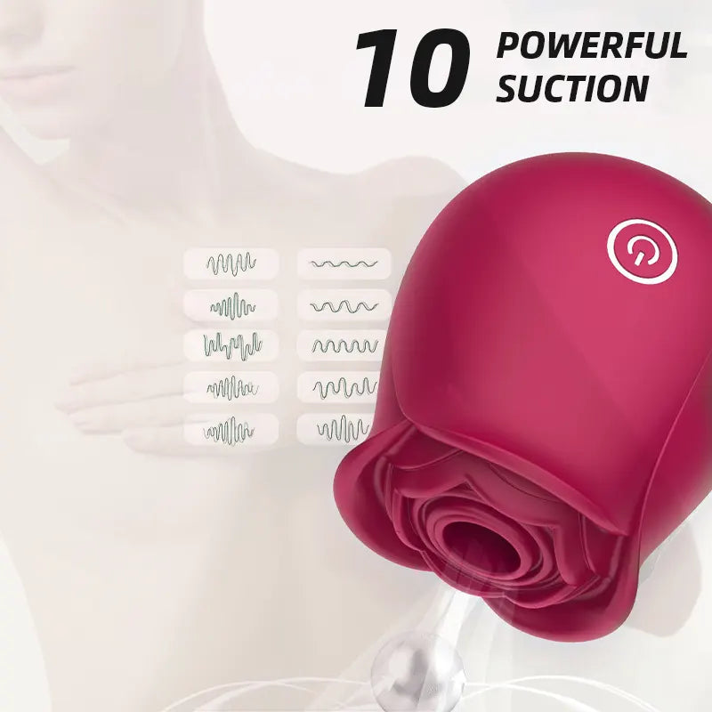 Rose Toy 10 Suction Modes